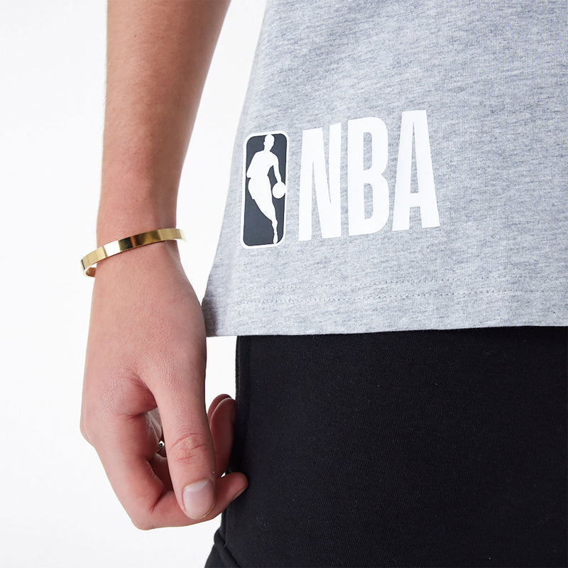 New Era LA Lakers NBA Arch Graphic Oversized T-Shirt Grey