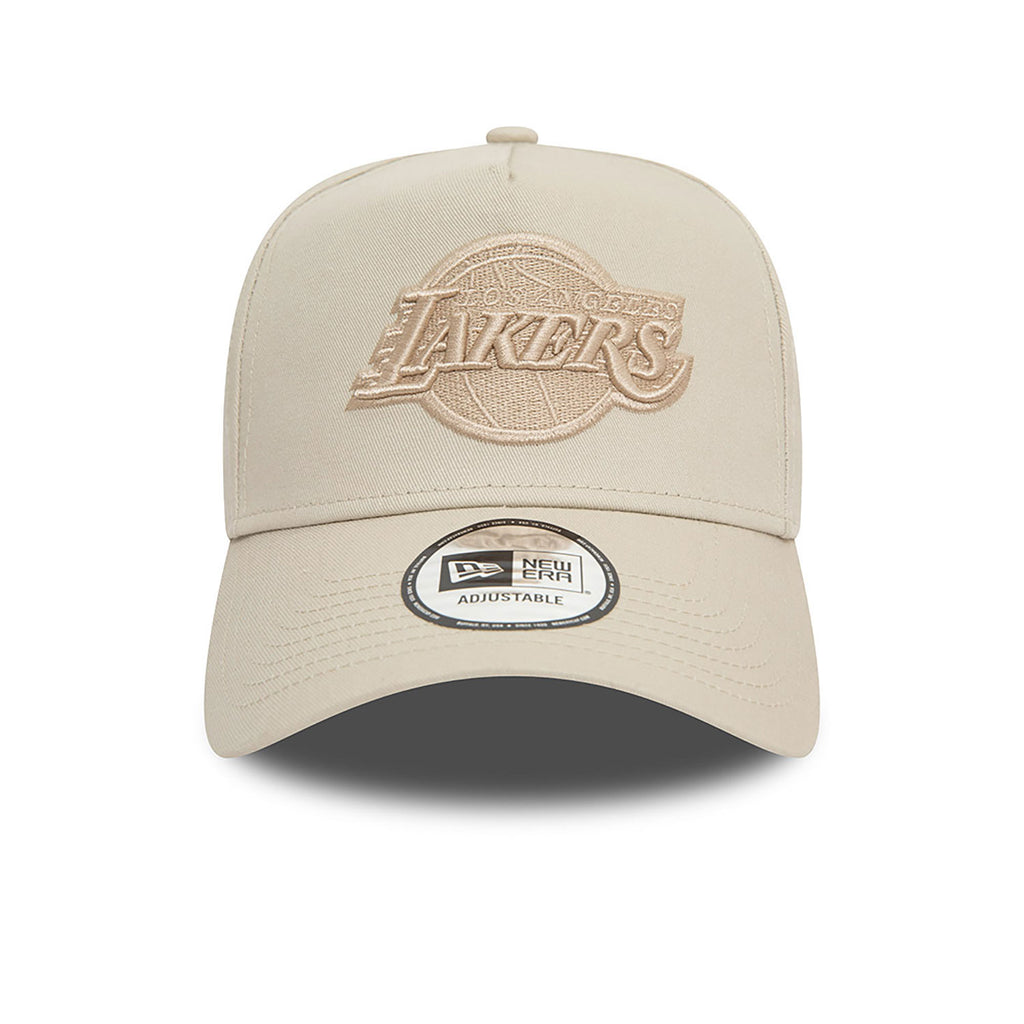 New Era LA Lakers NBA 9FORTY E-Frame Cap Beige - Soulsideshop