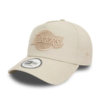 New Era LA Lakers NBA 9FORTY E-Frame Cap Beige - Soulsideshop