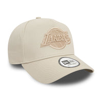 New Era LA Lakers NBA 9FORTY E-Frame Cap Beige - Soulsideshop