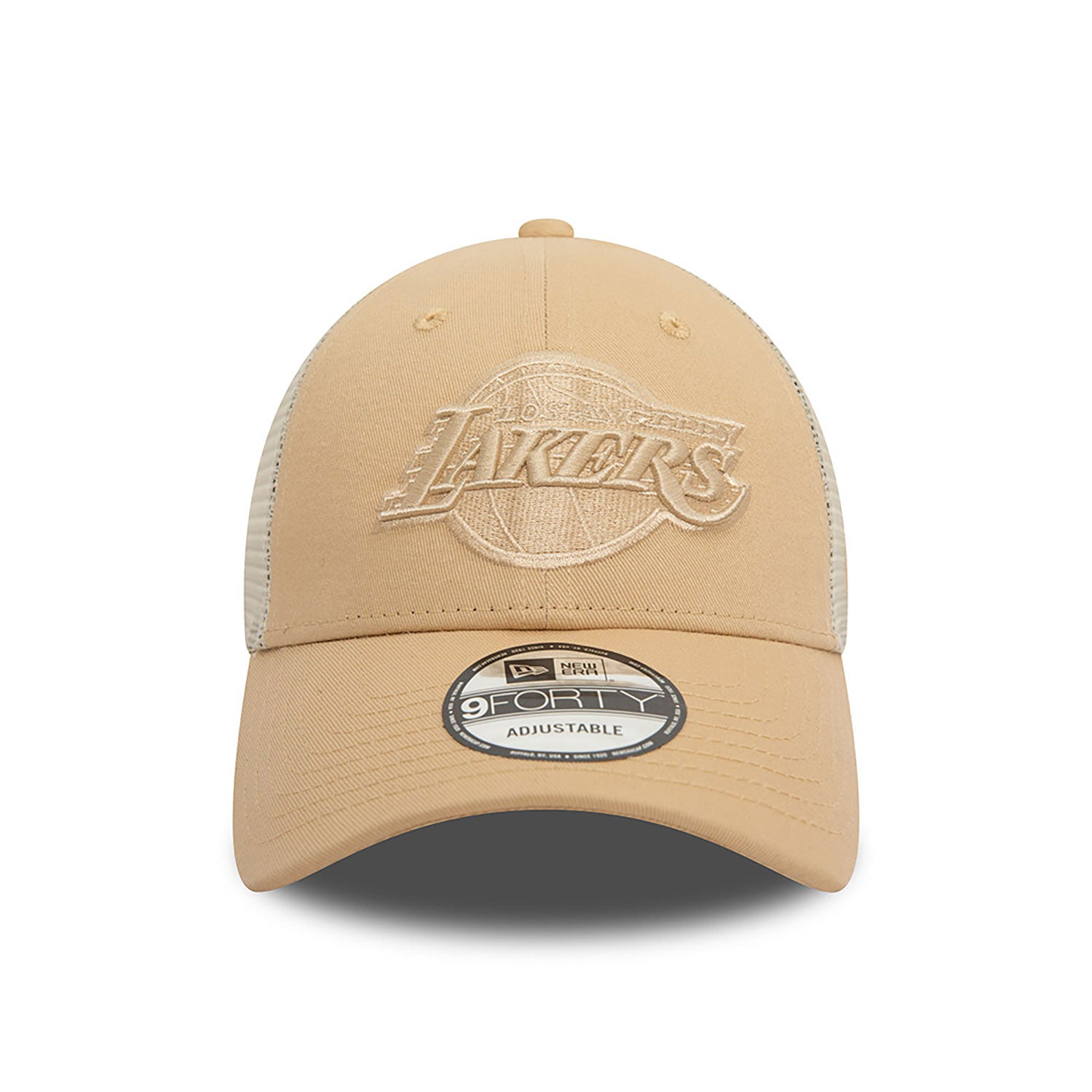 New Era LA Lakers NBA 9FORTY Trucker Cap Beige Soulsideshop
