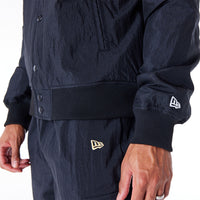 New Era LA Lakers NBA Panel Bomberjacke Black - Soulsideshop