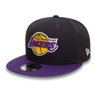 New Era  LA Lakers NBA Team Colour 9FIFTY Snapback Cap Black - Soulsideshop