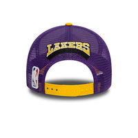 New Era LA Lakers NBA 9FORTY A-Frame Trucker Cap Yellow - Soulsideshop