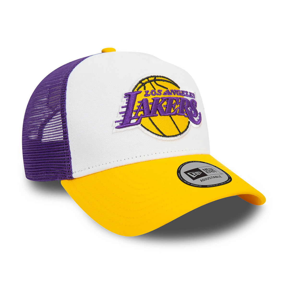 New Era LA Lakers NBA 9FORTY A-Frame Trucker Cap Yellow - Soulsideshop