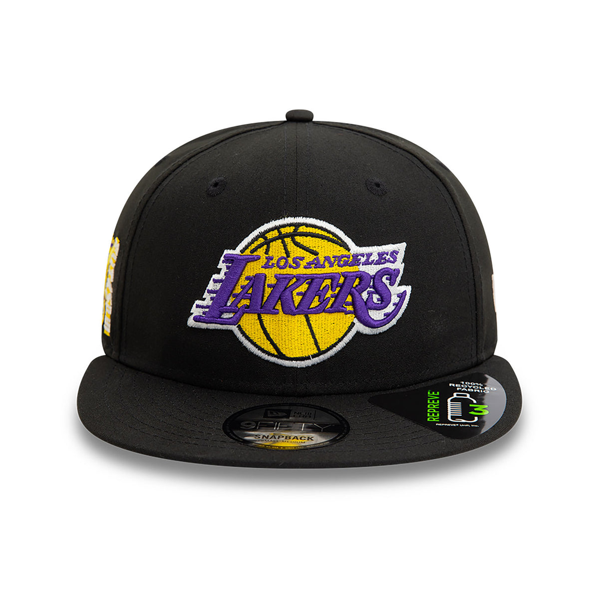 New Era LA Lakers Repreve 9FIFTY Snapback Cap Black - Soulsideshop