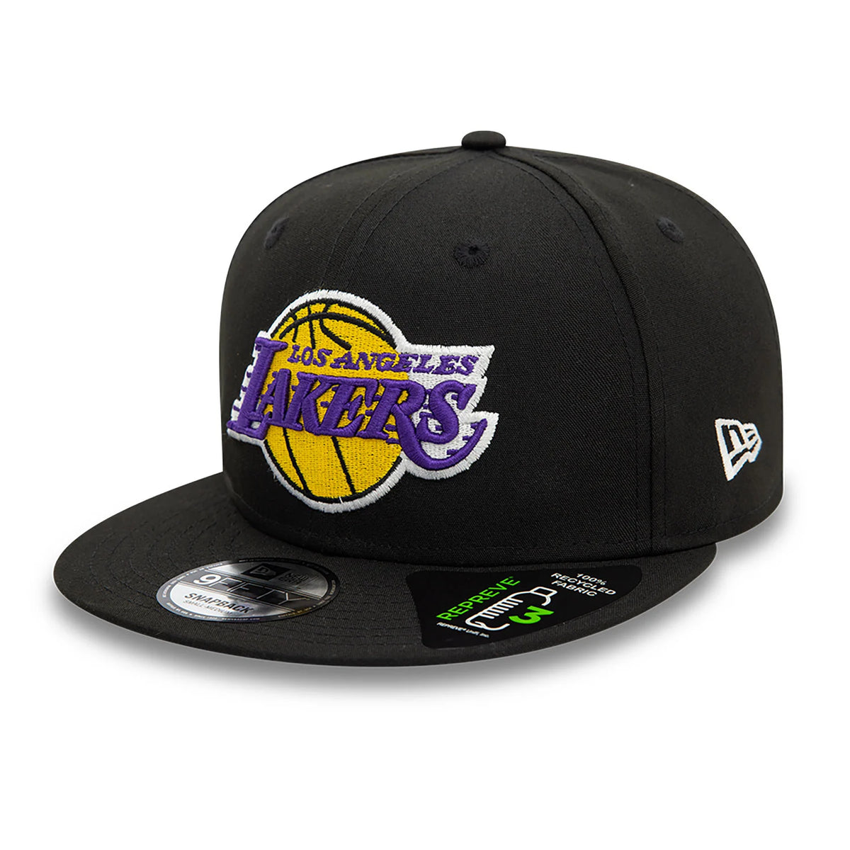 New Era LA Lakers Repreve 9FIFTY Snapback Cap Black - Soulsideshop