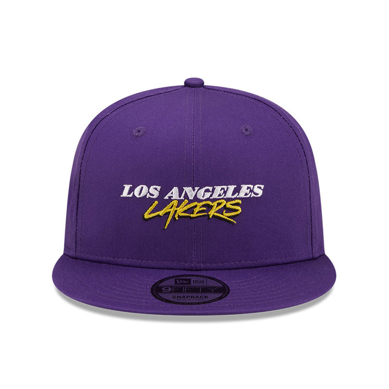 New Era LA Lakers 9FIFTY Stretch Snap Cap Purple