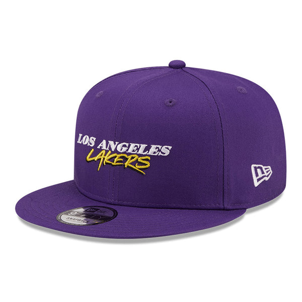 New Era LA Lakers 9FIFTY Stretch Snap Cap Purple