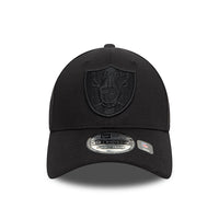 New Era  Las Vegas Raiders Monochrome 39THIRTY Stretch Fit Cap Black - Soulsideshop