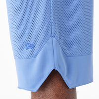 New Era Arch Logo Mesh Shorts Blue