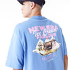 New Era Food Graphic Oversized T-Shirt Blue