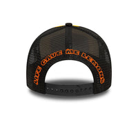 New Era Lemon Stand Patch A-Frame Trucker Cap Yellow - Soulsideshop