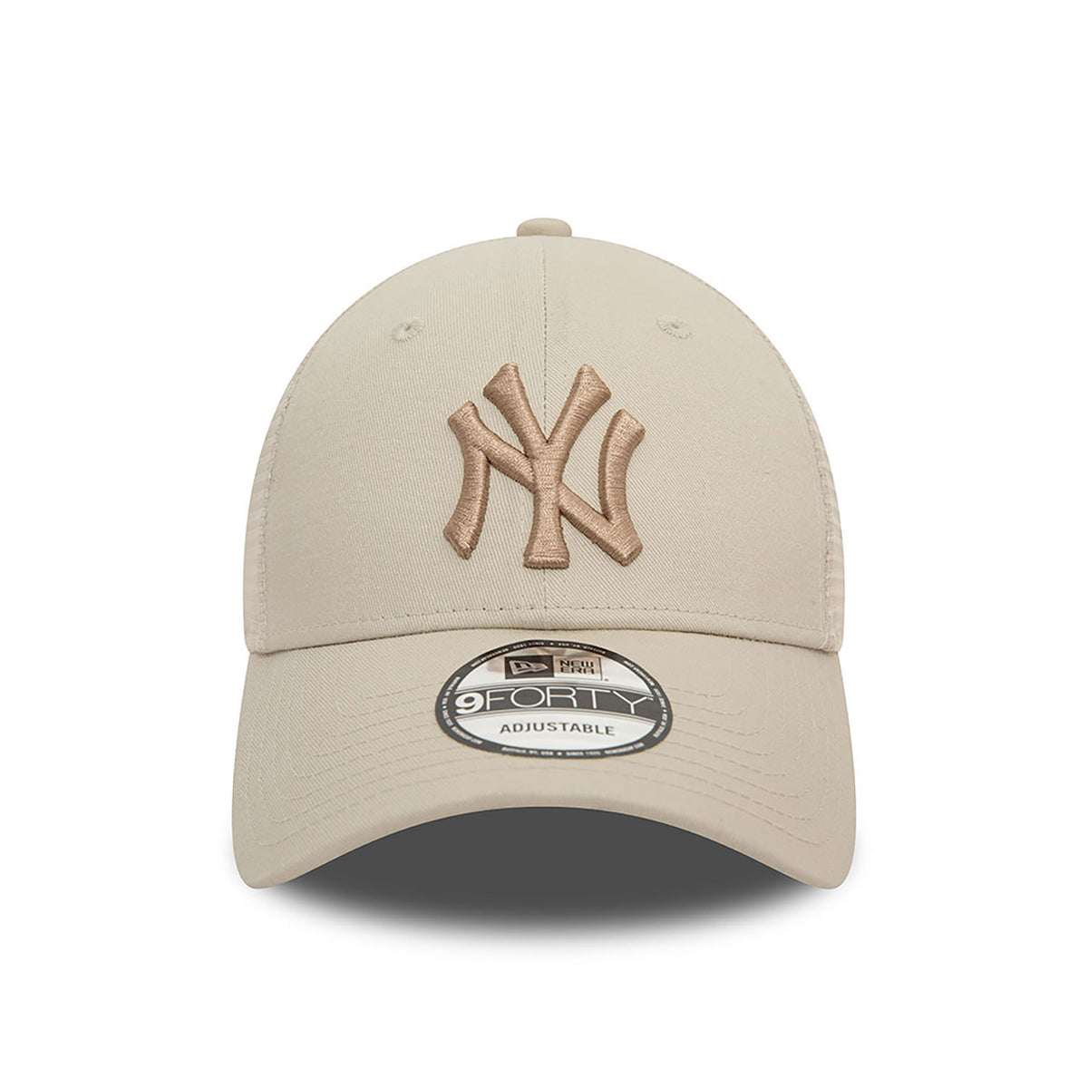 New Era New York Yankees League Essential 39THIRTY Stretch Fit Cap Beige - Soulsideshop