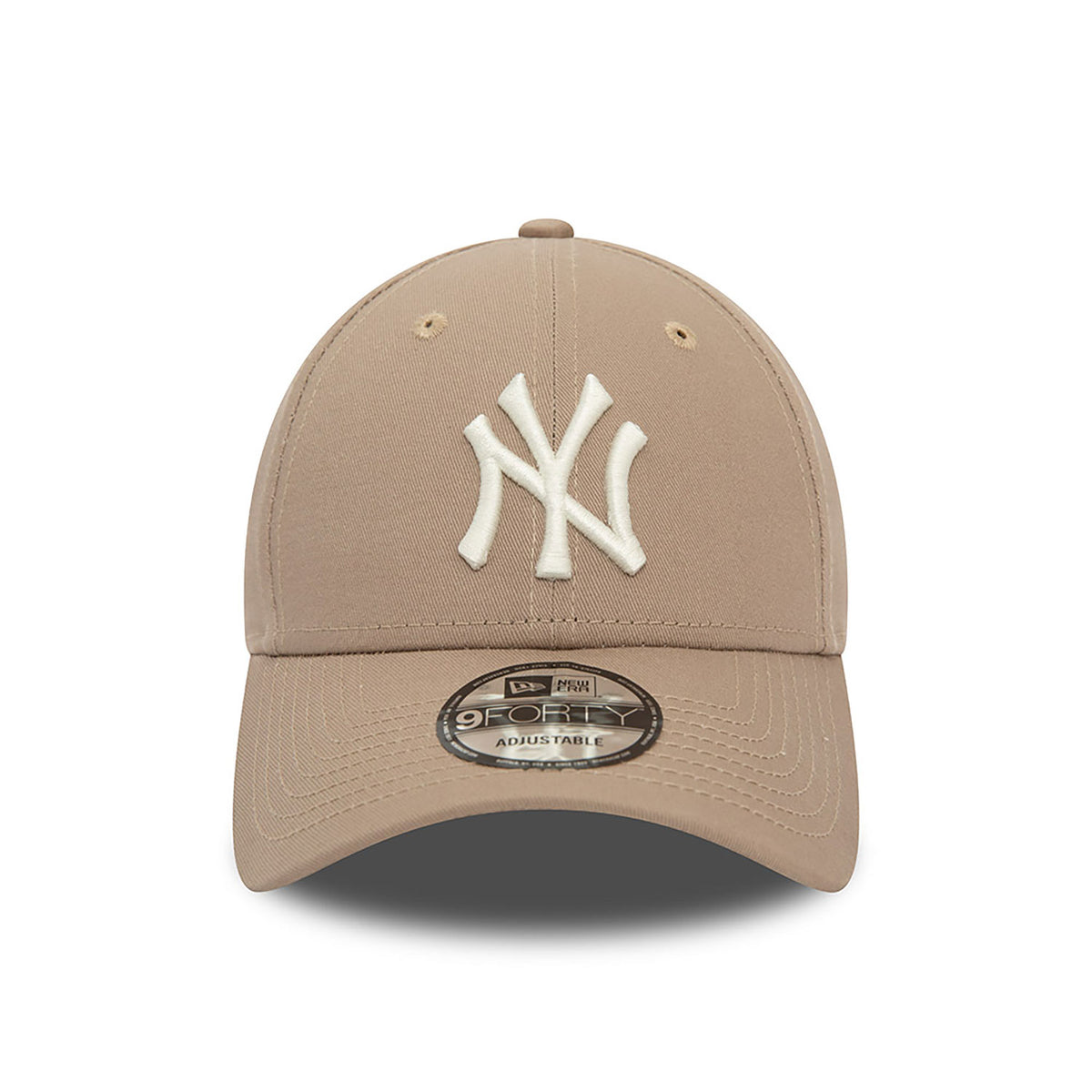 New Era New York Yankees League Essential 9FORTY Verstellbare Cap Beige