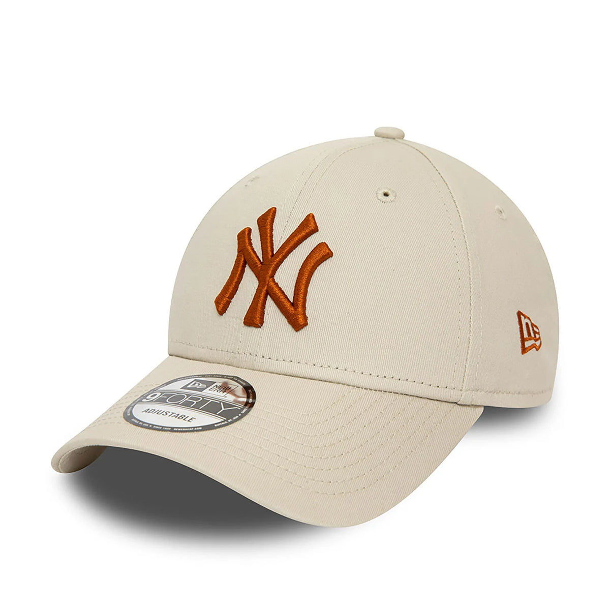 New Era New York Yankees League Essential 9FORTY Verstellbare Cap Beige