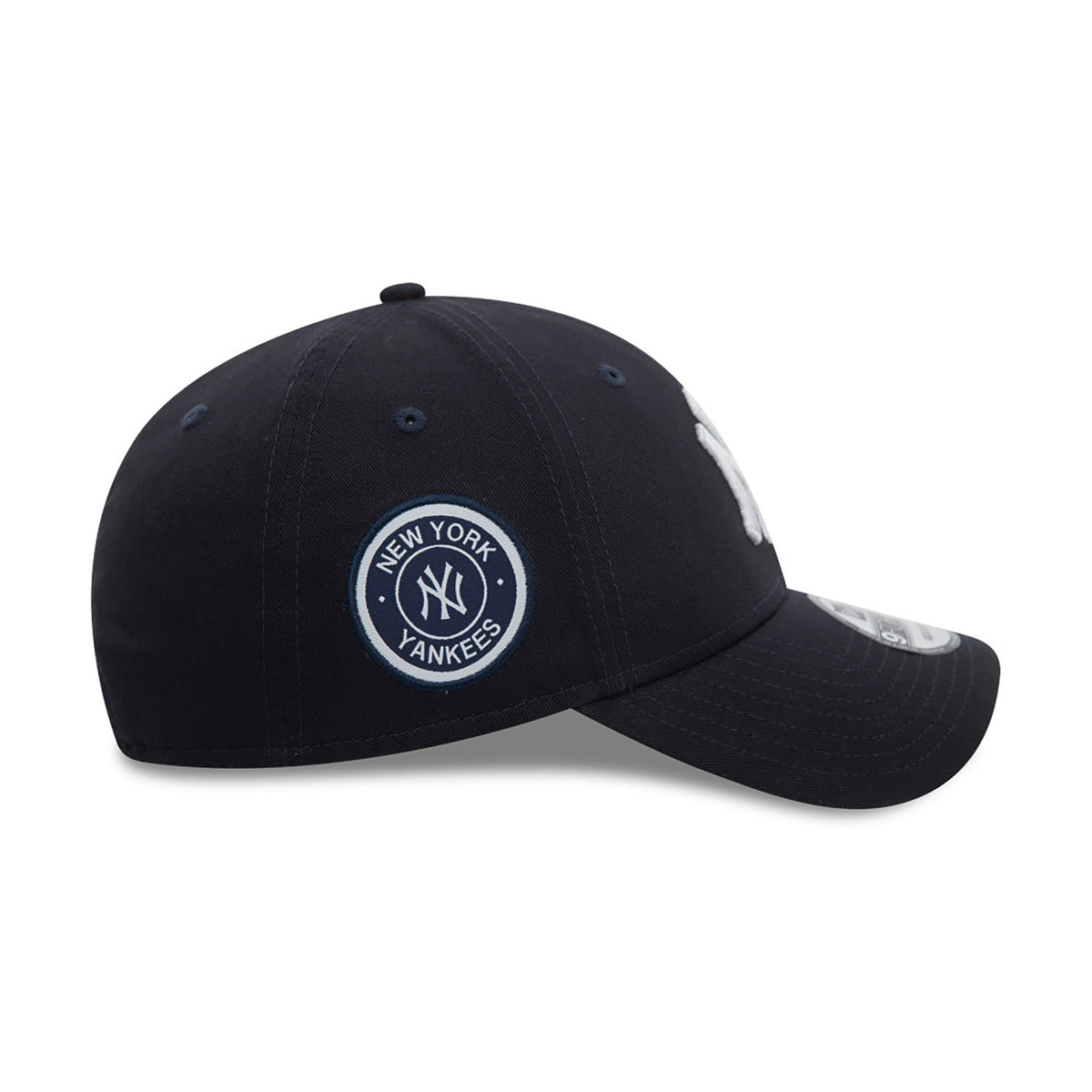 New Era New York Yankees MLB Side Patch 9FORTY Verstellbare Cap Dark Navy - Soulsideshop