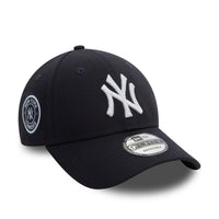 New Era New York Yankees MLB Side Patch 9FORTY Verstellbare Cap Dark Navy - Soulsideshop