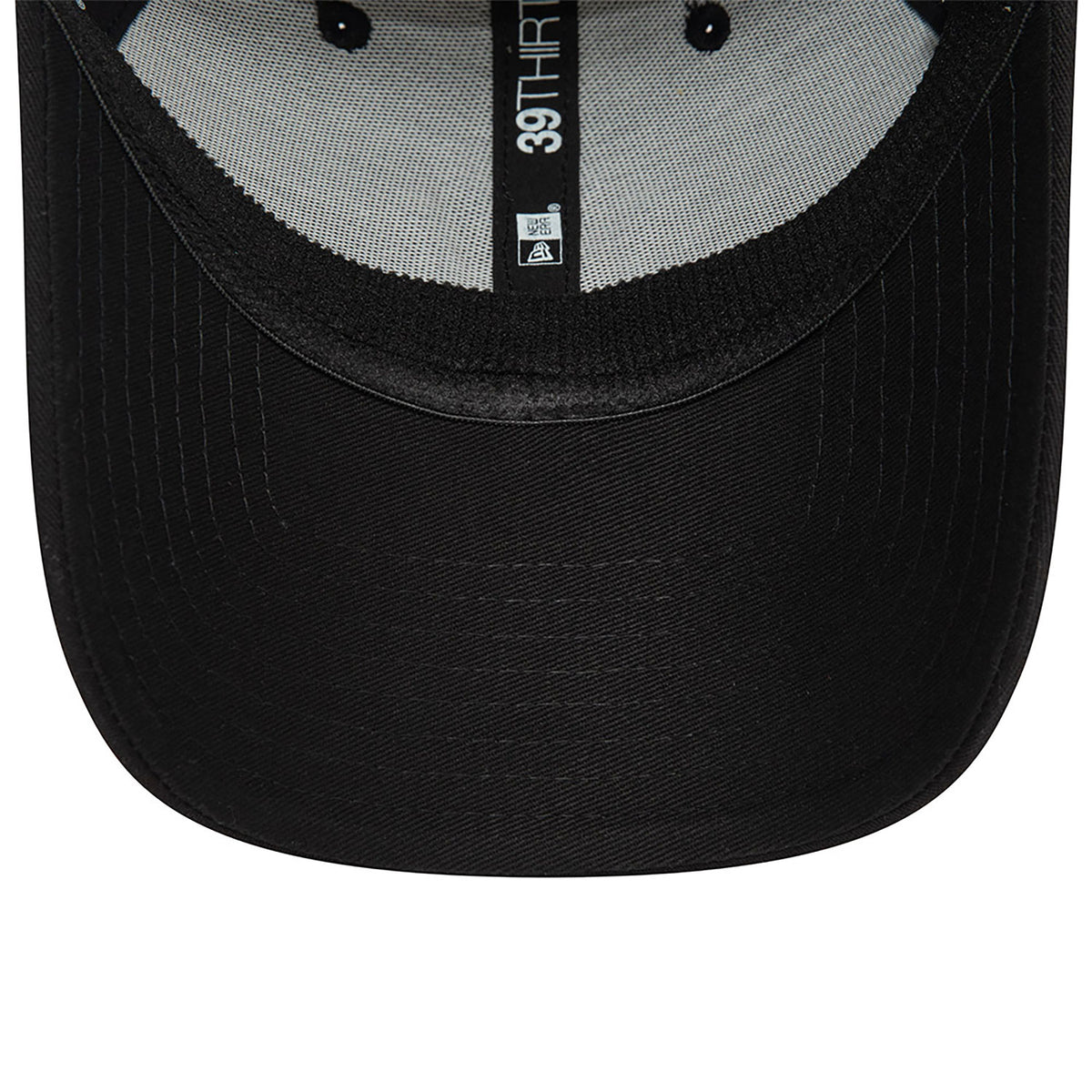 New Era New York Yankees Monochrome 39THIRTY Stretch Fit Cap Black - Soulsideshop