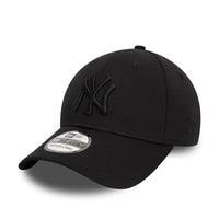 New Era New York Yankees Monochrome 39THIRTY Stretch Fit Cap Black - Soulsideshop