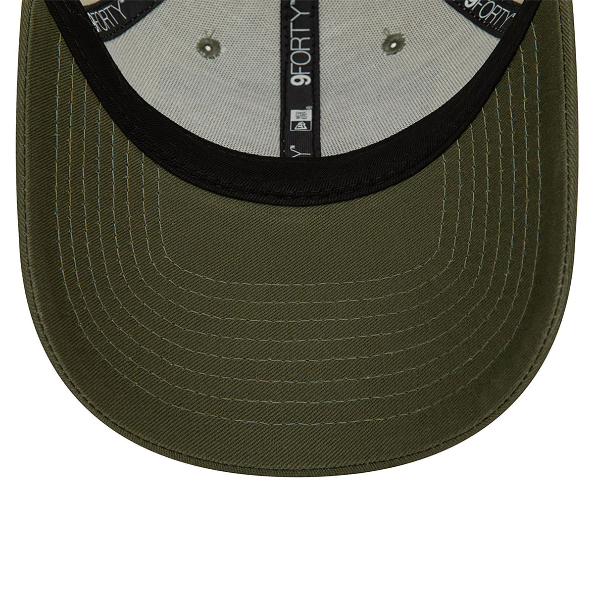 New Era New York Yankees White Crown 9FORTY Verstellbare Cap Beige