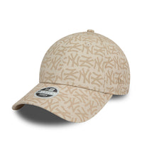 New Era New York Yankees Mono Damen Cap Beige - Soulsideshop