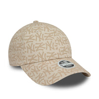 New Era New York Yankees Mono Damen Cap Beige - Soulsideshop