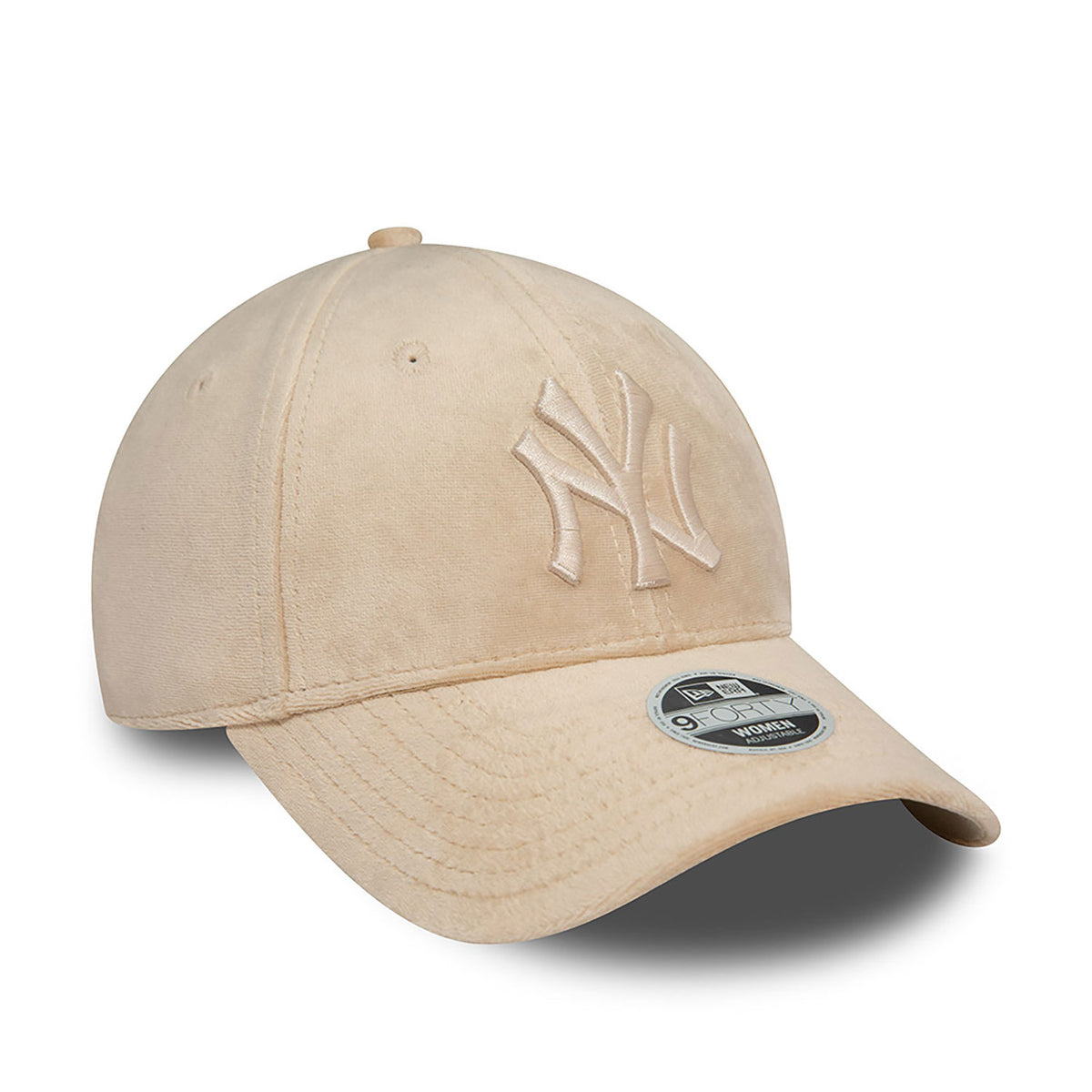 New Era New York Yankees Velours Damen Cap Beige - Soulsideshop
