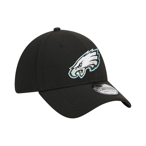 New Era Philadelphia Eagles NFL Team Logo 39THIRTY Stretch Fit Cap Black - Soulsideshop