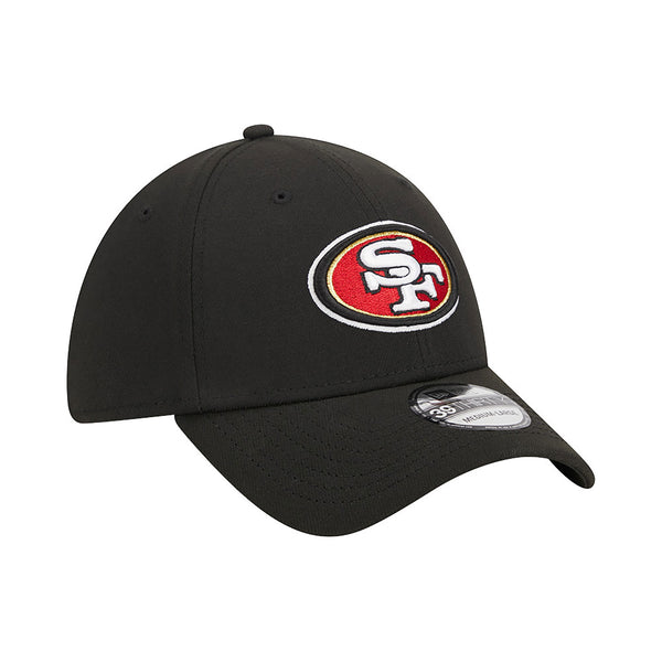 New Era San Francisco 49ers NFL Team Logo 39THIRTY Stretch Fit Cap Black - Soulsideshop