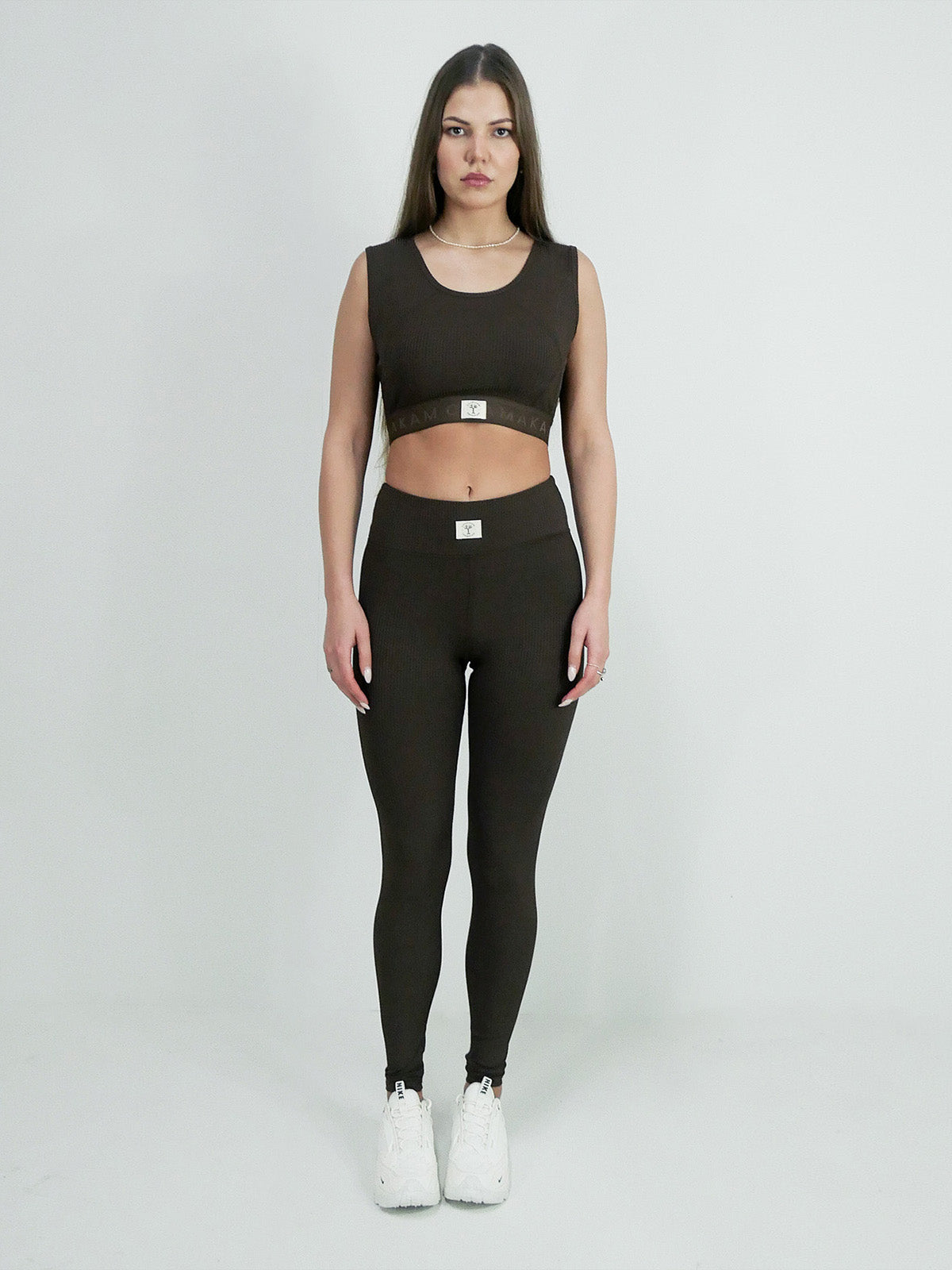 Chamakam Organic Sport Bra Emperdador Braun - Soulsideshop