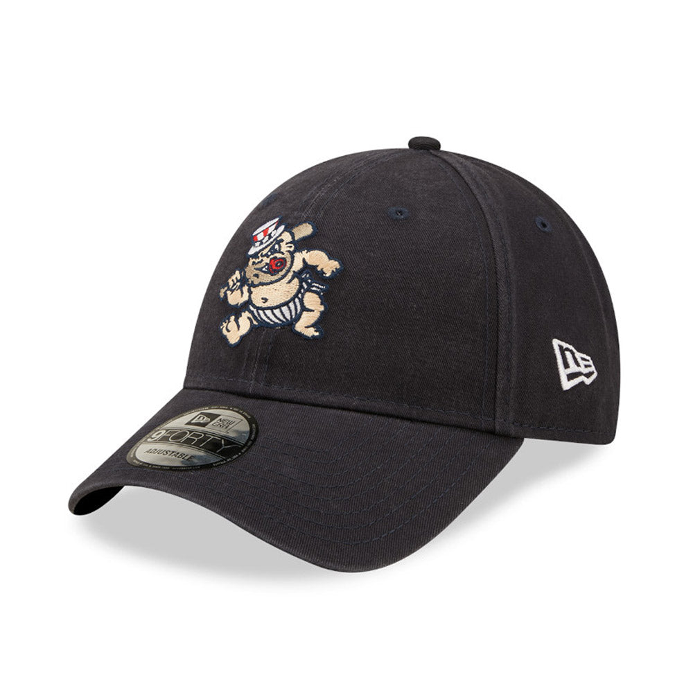 New Era Scranton Wilkes-Barre RailRiders MiLB Logo 9FORTY Verstellbare Cap Dark Blue