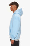 Dropsize Heavy Oversize Flat Front Hoodie Baby Blue