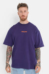 Sixth June Central Logo T-shirt Dark Purple