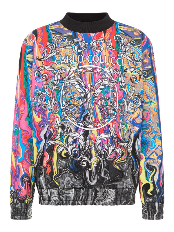 Carlo Colucci Sweatshirt -Fusion- Multicolor