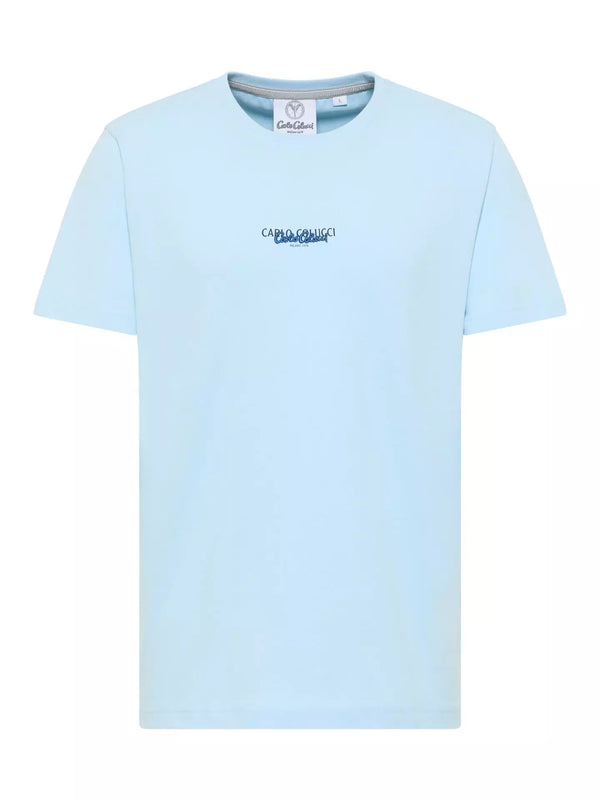 Carlo Colucci Basic Line T-Shirt Baby Blue