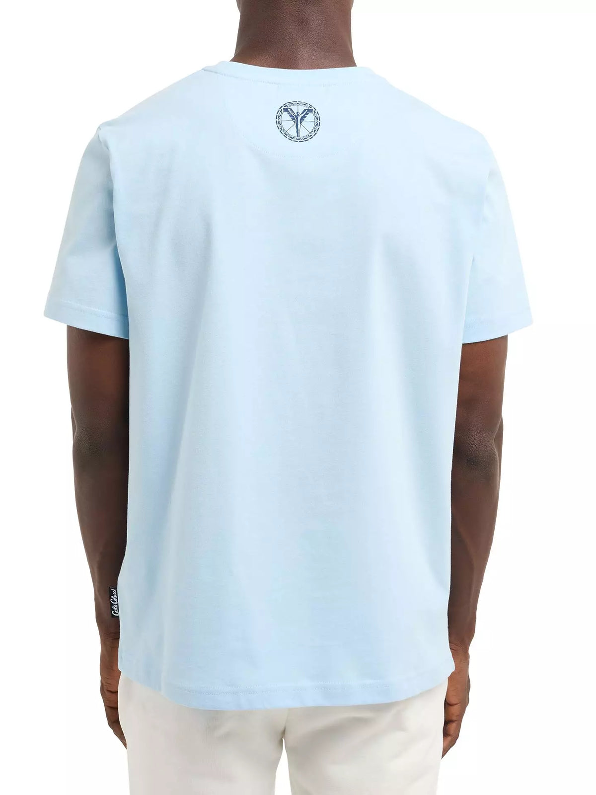 Carlo Colucci Basic Line T-Shirt Baby Blue