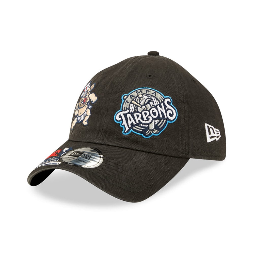 New Era Tampa Tarpons MiLB Badge Casual Classic Verstellbare Cap Black