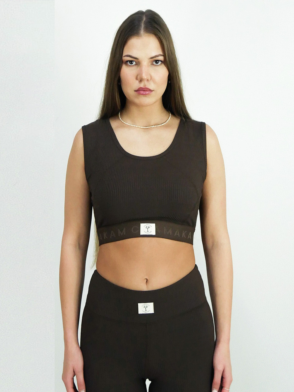 Chamakam Organic Sport Bra Emperdador Braun - Soulsideshop