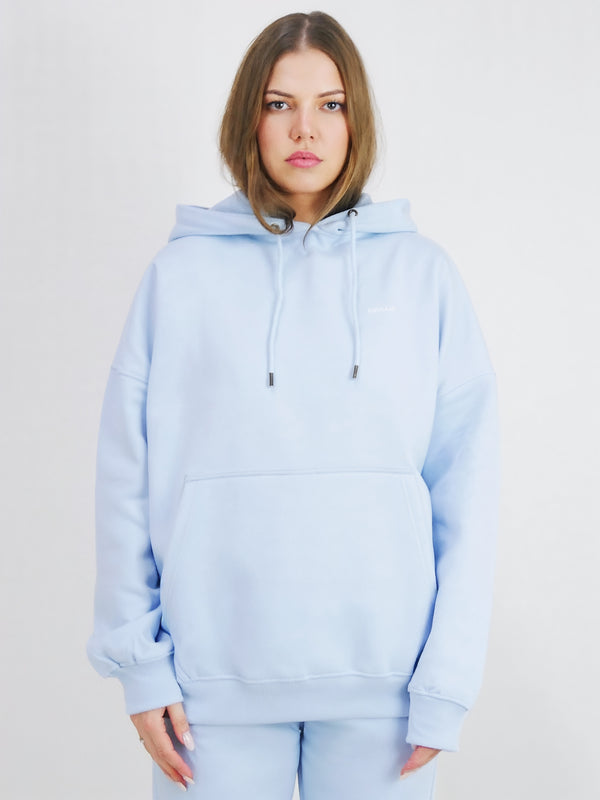 Soulside Frauen Oversized Hoodie - Heavy Basic Soul - Babyblau - Soulsideshop