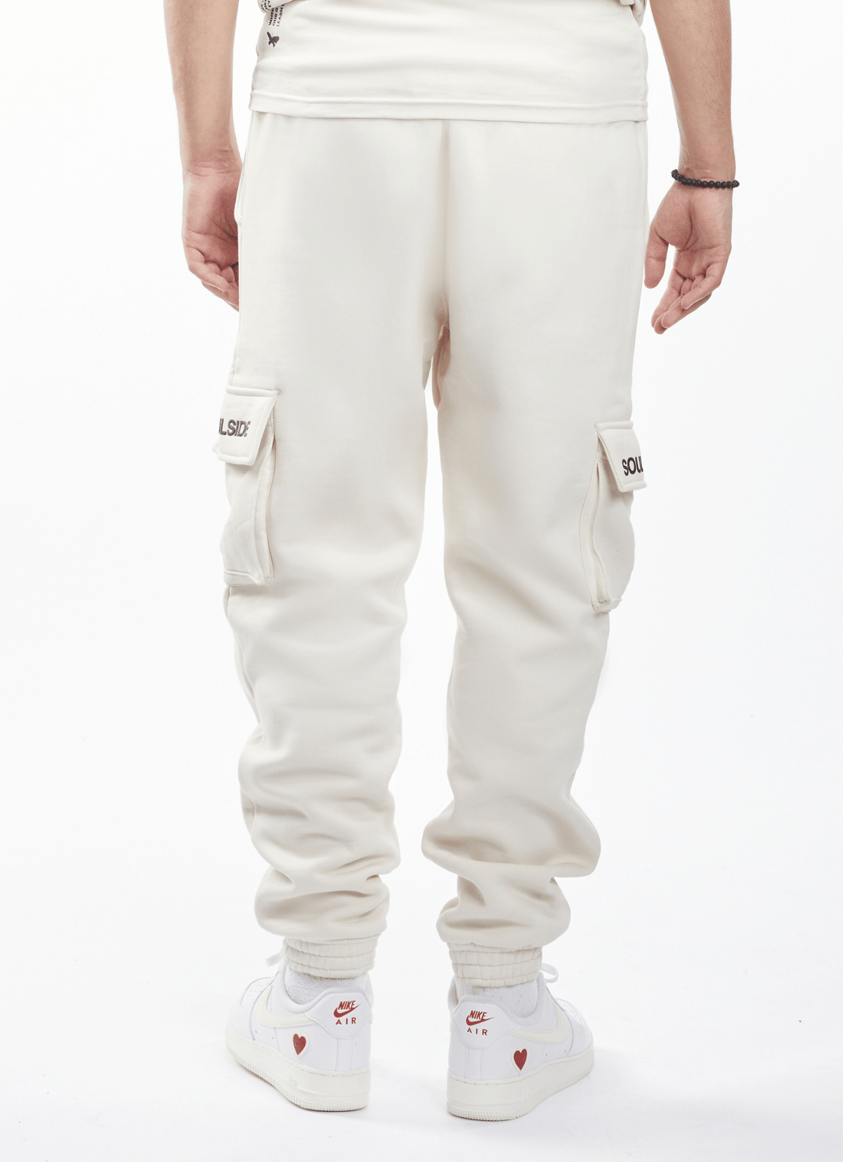 Soulside Herren Cargo Jogginghose - Basic Cargo Soul - Coconnut Milk