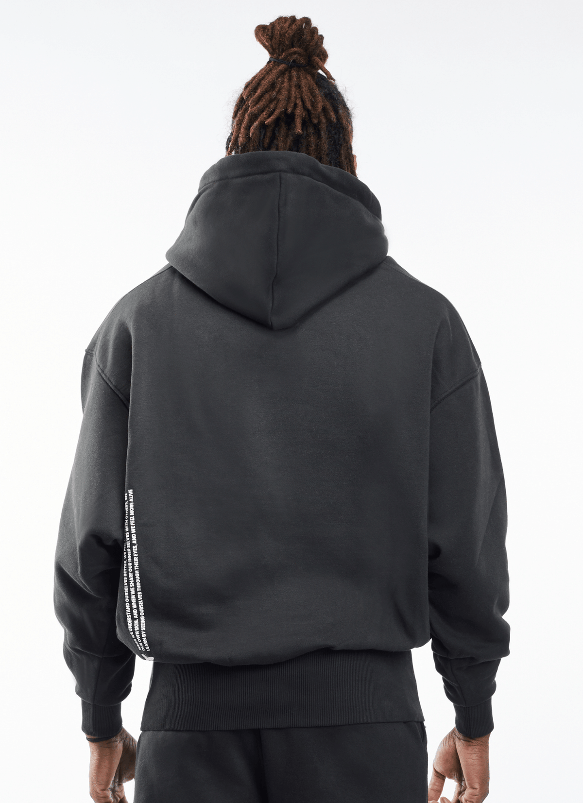 Soulside Männer Oversized Hoodie - Heavy Basic Soul - Washed Black