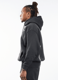 Soulside Männer Oversized Hoodie - Heavy Basic Soul - Washed Black