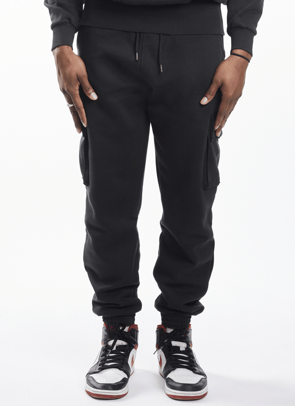 Soulside Herren Cargo Jogginghose - Basic Cargo Soul - Washed Black