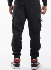 Soulside Herren Cargo Jogginghose - Basic Cargo Soul - Washed Black