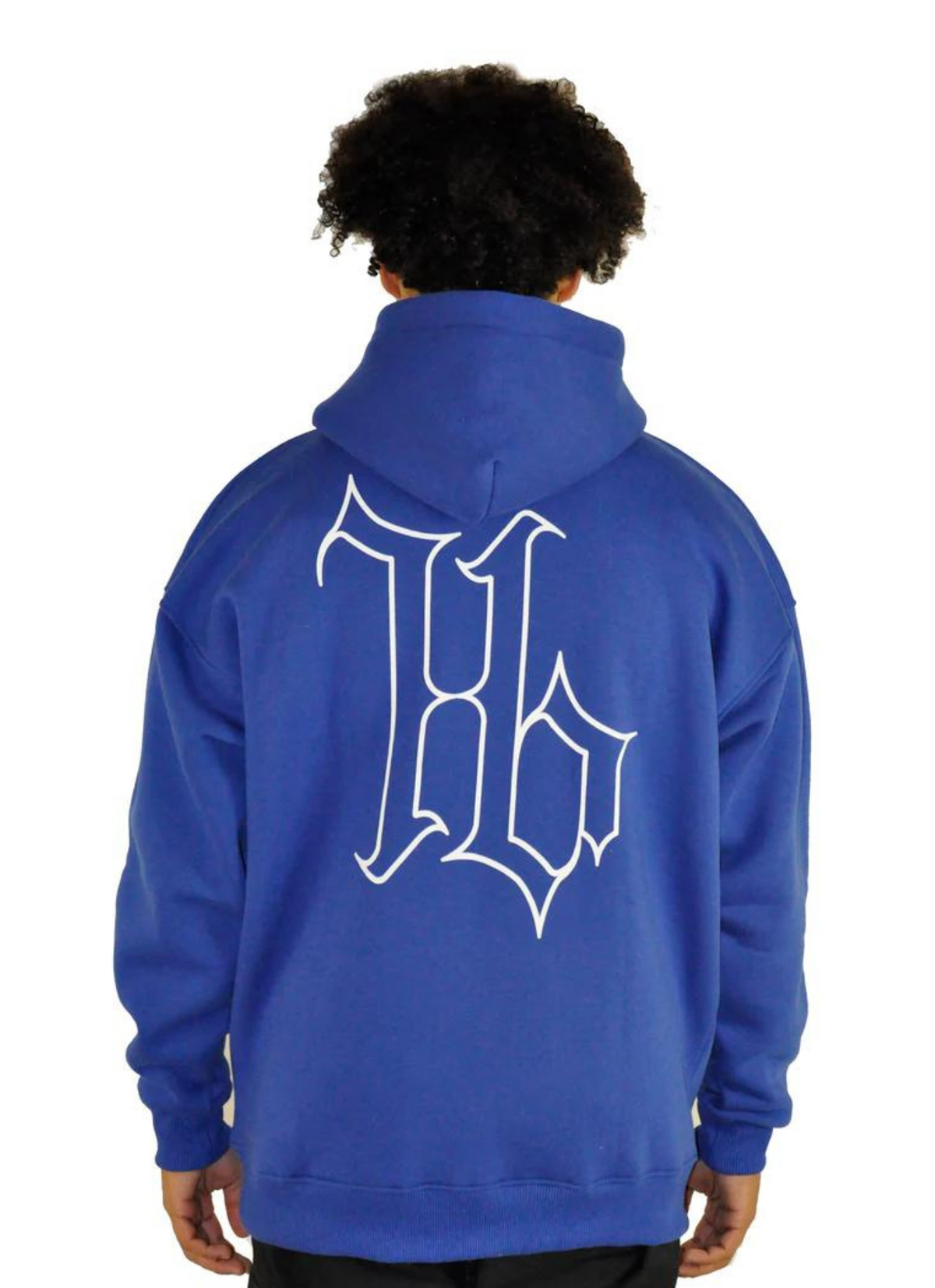 HoodBoyz Oversize Gothik Hoodie Blue