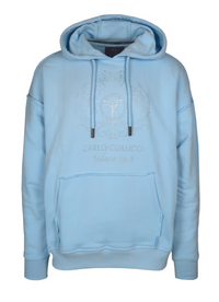 Carlo Colucci Basic Hoody Unicolor Babyblue