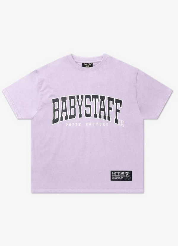 Babystaff College Oversize T-Shirt Lavendel