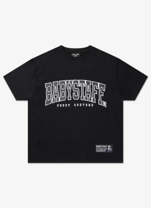 Babystaff College Oversize T-Shirt Black