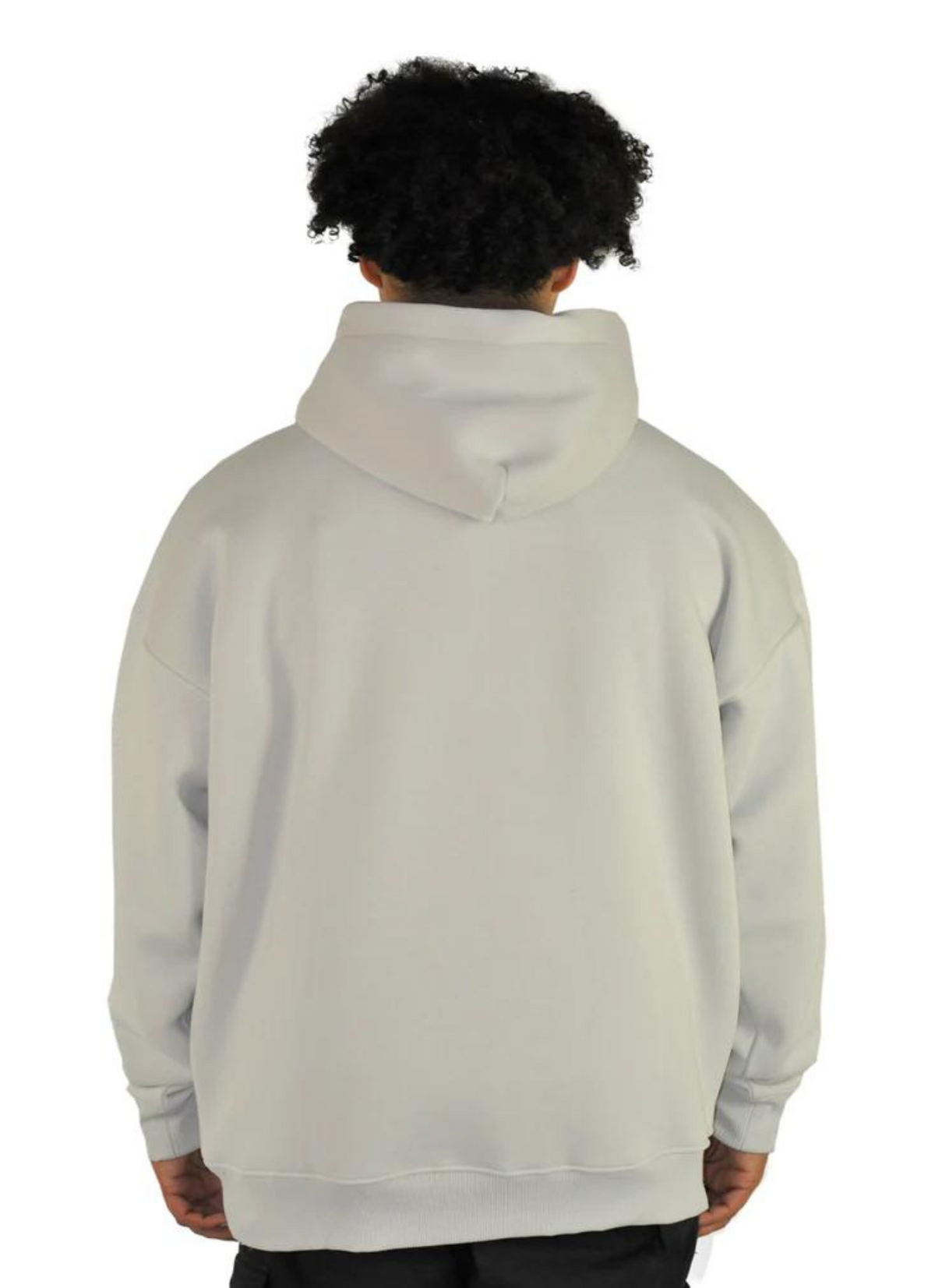 Hoodstar Oversize HD Logo Hoodie Light Grey